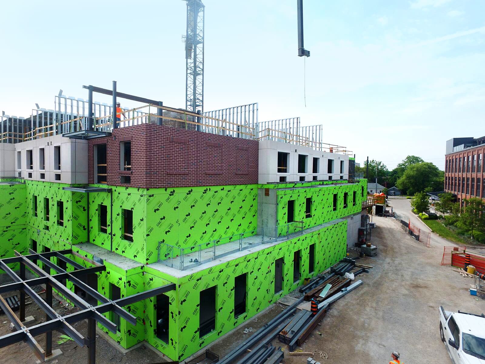 Prefinished external panels